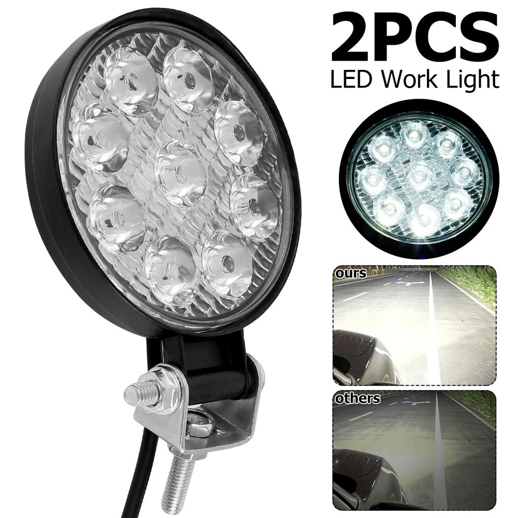 2Pcs LED Work Light 480W Car Truck LED Headlight Round LED Lights 6000K 5000LM Headlamp for Off-road Auto SUV Driving Lights Hot