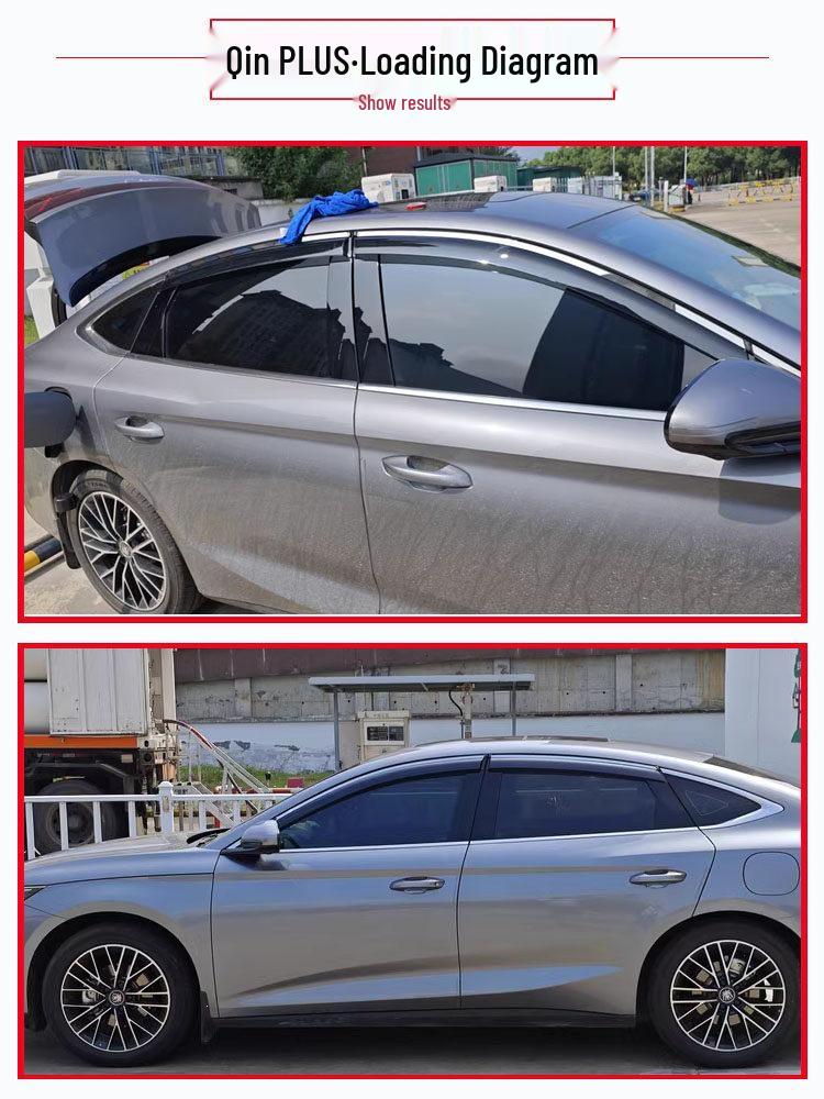 Rain Guards for BYD Qin PLUS, Qin EV, and Qin Pro Car Windows