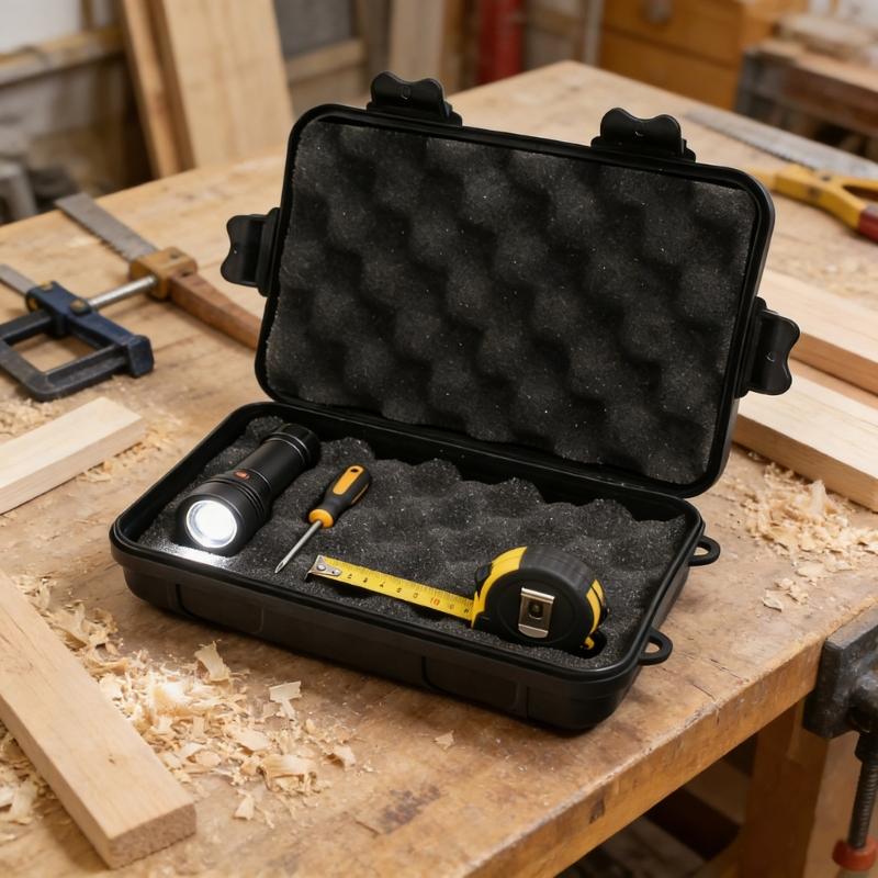 Water Resistant Storage Case For Tool Flashlight Tool Box Outdoor Camping Survival Shockproof Sealed Box