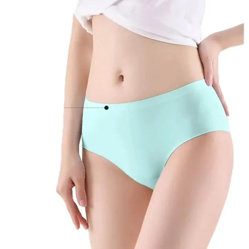 9-Pack Women's Mid Waist Underwear, Seamless Tagless Panties, Silky Soft All Day Wear, One Size Fits Most