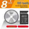 Jindian Professional Aluminum Alloy Saw Blade - 7, 10, 12 inch, 120 Teeth for Cutting Aluminum Profiles