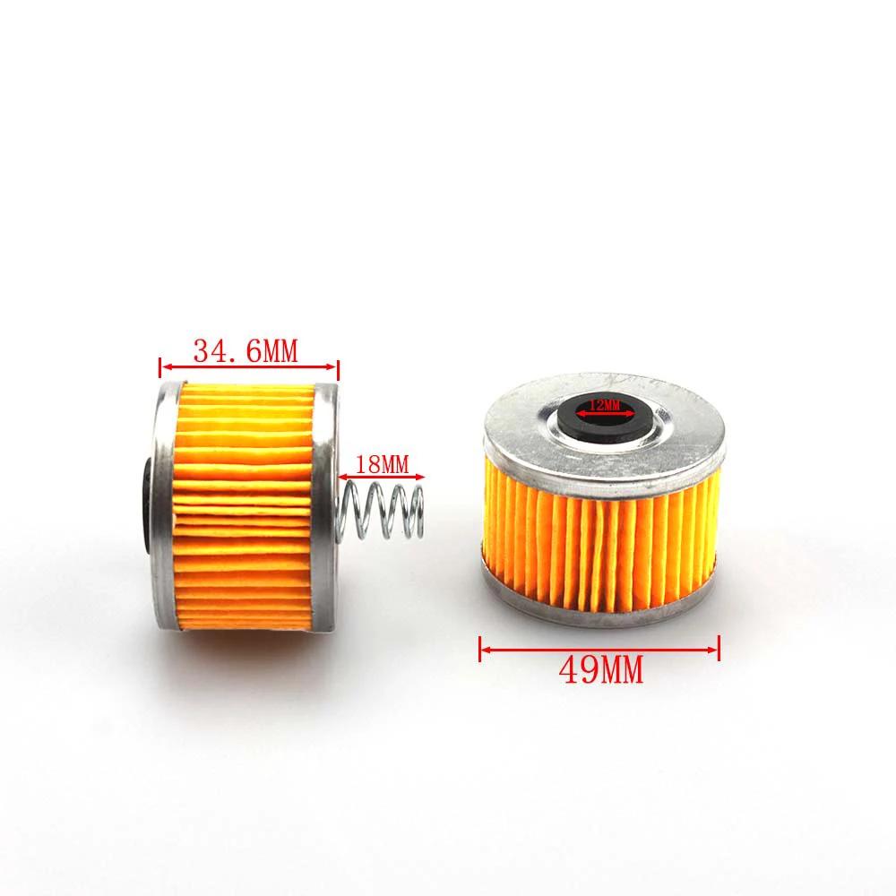 Motorcycle Oil Filter Universal Gasoline Gas Fuel Filters Motorcycle Scooter Gasoline Tool Moto ATV Spring Fuel Filter
