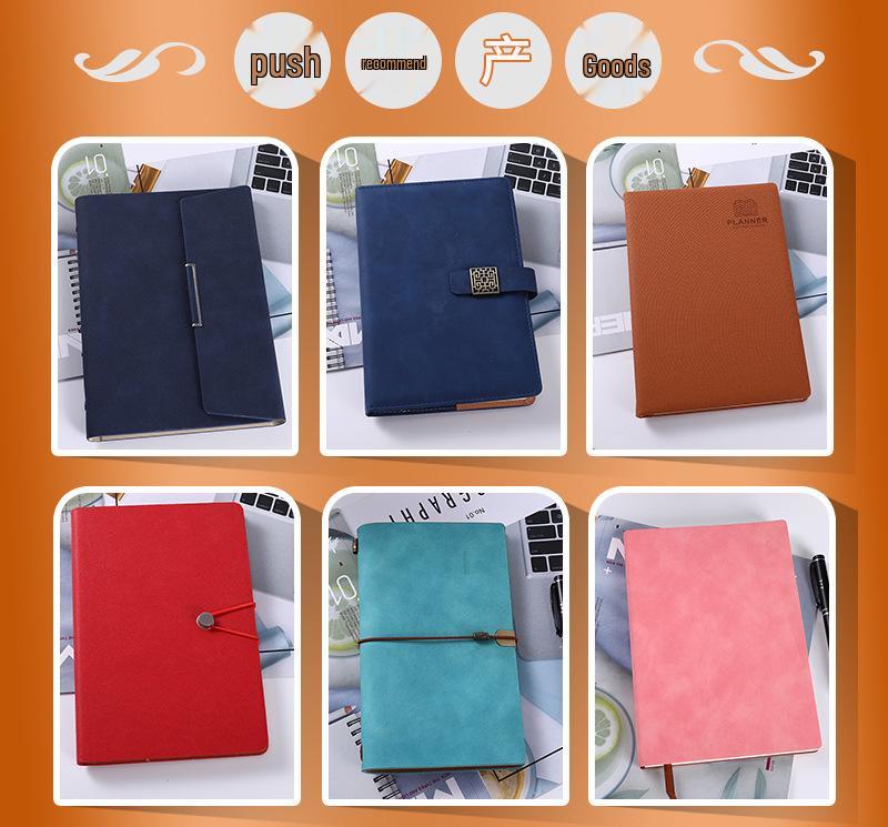Multifunctional A5/B5 Loose-leaf Zipper Notebook with 8-Digit Calculator & Account Book