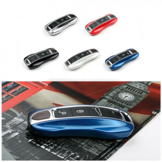 1pc Car Key Fob Case Protective shell Cover special for Porsche Panamera Cayenne красный