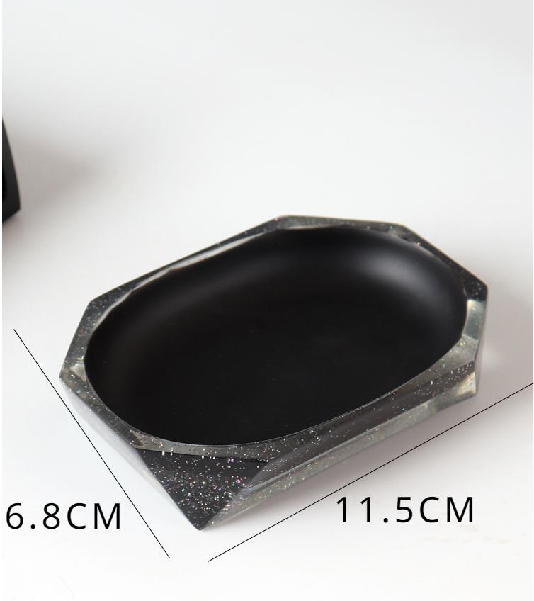 Resin Bathroom Toiletries Portable Soap Dispenser Soap Storage Rack Toothbrush Holder Mouthwash Cup Hotel Bathroom Decoration