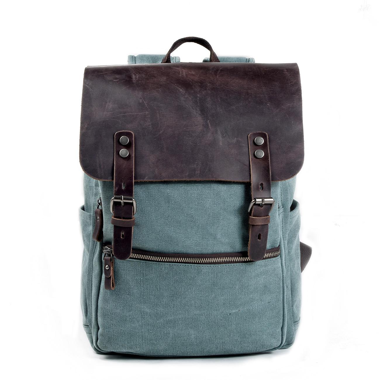 Retro Men S Backpack Backpack Men S Business Leisure Short Trip Backpack Fashion Trend Large Capacity Computer Bag озеро зеленый