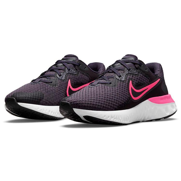 Nike  Renew Run 2 Cave Purple Hyper Pink Women Sneakers Black Lilac CU3505-502