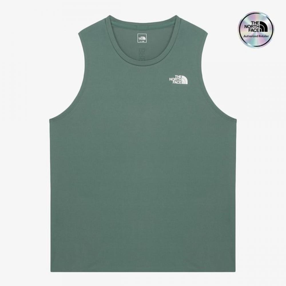 The North Face Men S Tnf Run SleeveleSS Nt7vr02c Sea Pine