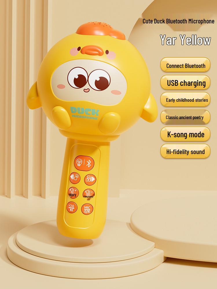 Kids' Multifunctional Singing Microphone and Speaker - Educational Musical Toy for Early Learning