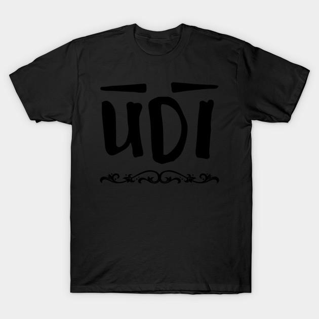 Men Black Print T-shirt Super Large 
