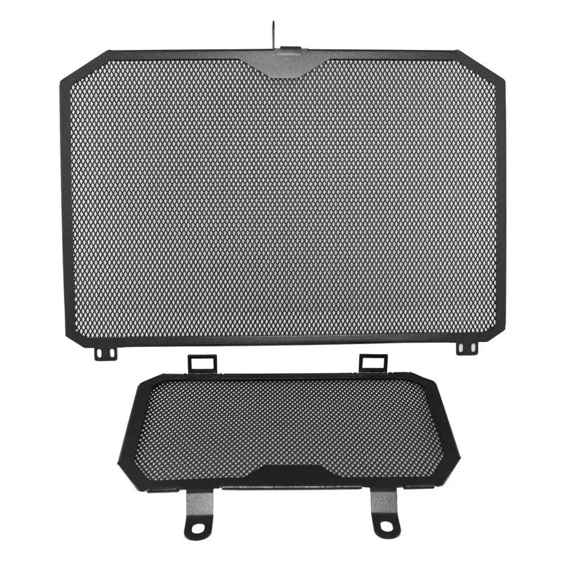 TAORIDER-MOTO Motorcycle Radiator Water + Oil Cooler Grille Guard Cover Protector For YAMAHA YZF R1 M/S R1M R1S RN32 2015-2023