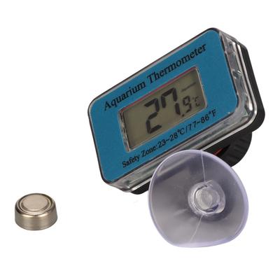 Akvarietermometer Vattentät Stor LCD-display Trådlös Design Digital Fiskbehållare Temperatur