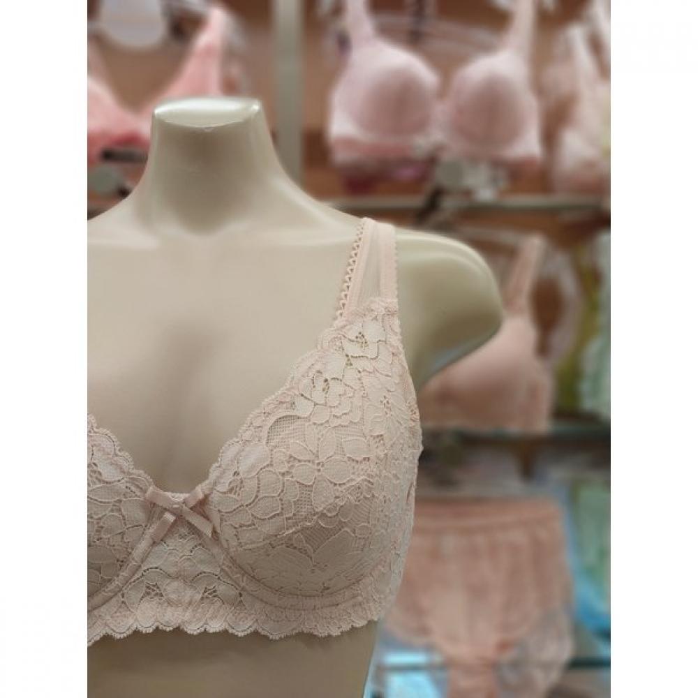 Barbara Peacheskin Lace Non Woven Full Cup Bra Abr4447
