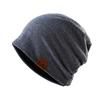 Hat Unisex Alphabet Autumn and Winter Baotou Knitted Hat Thin Comfortable Nightcap Fleece Thermal Overhead