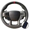 Husa Volan King Ranch Lariat Platinum XL XLT 2015-2017 cusută manual din piele microfibră Pentru Ford F-150