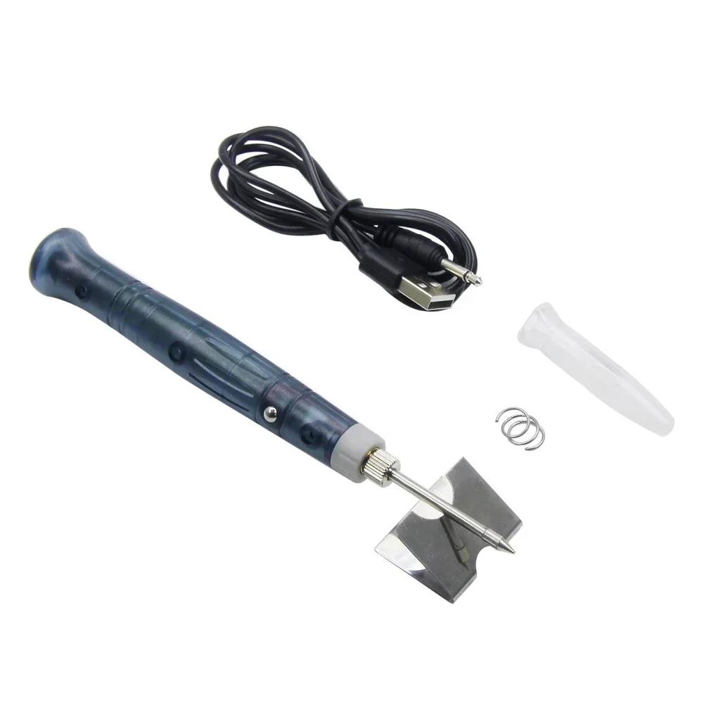 USB Powered 5V Electric Soldering Iron Pen with Indicator Light for Accurate and Portable Use In Various Applications