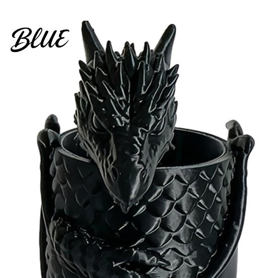 Unique Dragon Gifts for Men Shape Pen Holder 3D Printed Cup Decorative Desk Practical PLA Container Organizer Pencils Makeup Brushes Stationery