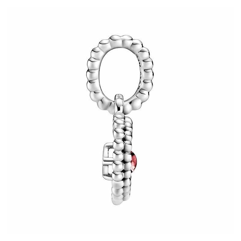 Pandora Heart shape design sterling silver necklace/pendant men and women same style couple model silver 798854C02