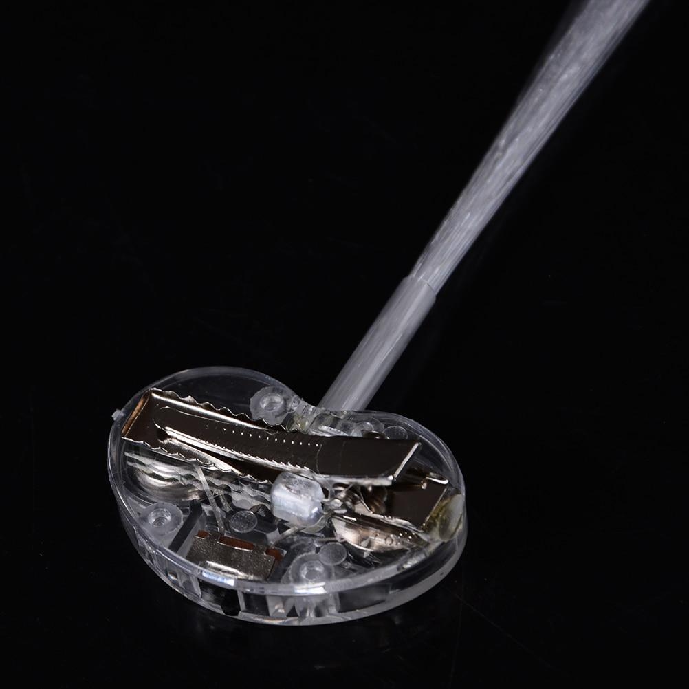 3PCS Hair Light Christmas Decorations LED Party Hairlights Halloween Glowing Braid Clip Birthday Flash Lights Glow In The Dark XYZ