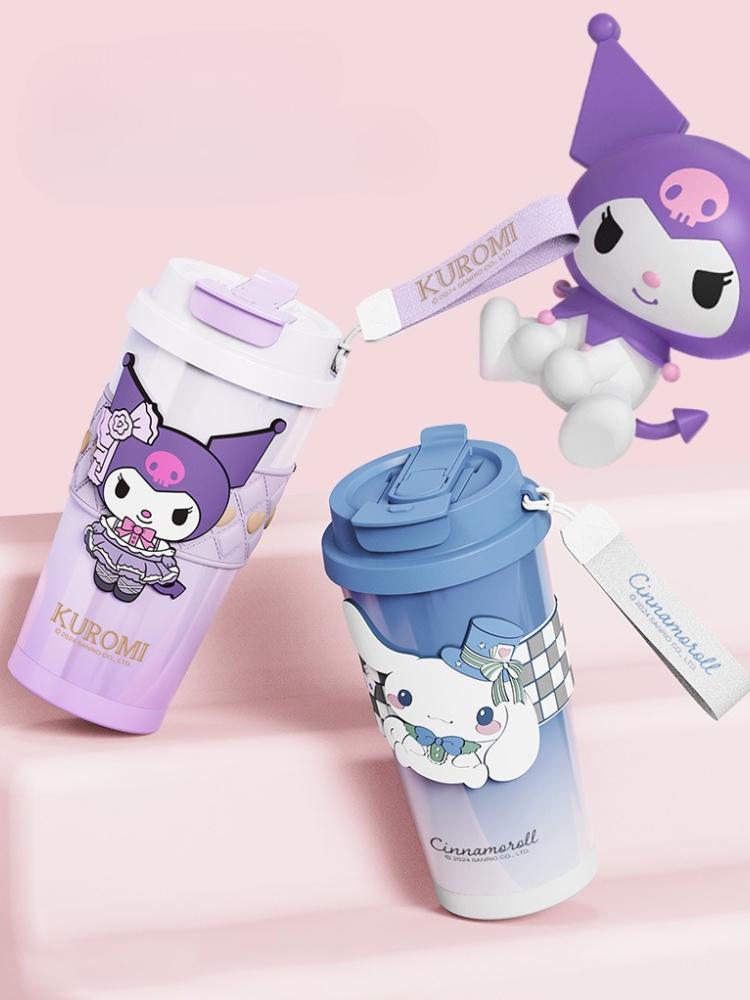 XW Sanrio Thermal Bottle Coffee Mug 520ml 900ml Hello Kitty Thermos Cup Keep Cold Portable 316 Stainless Steel Vacuum Flasks