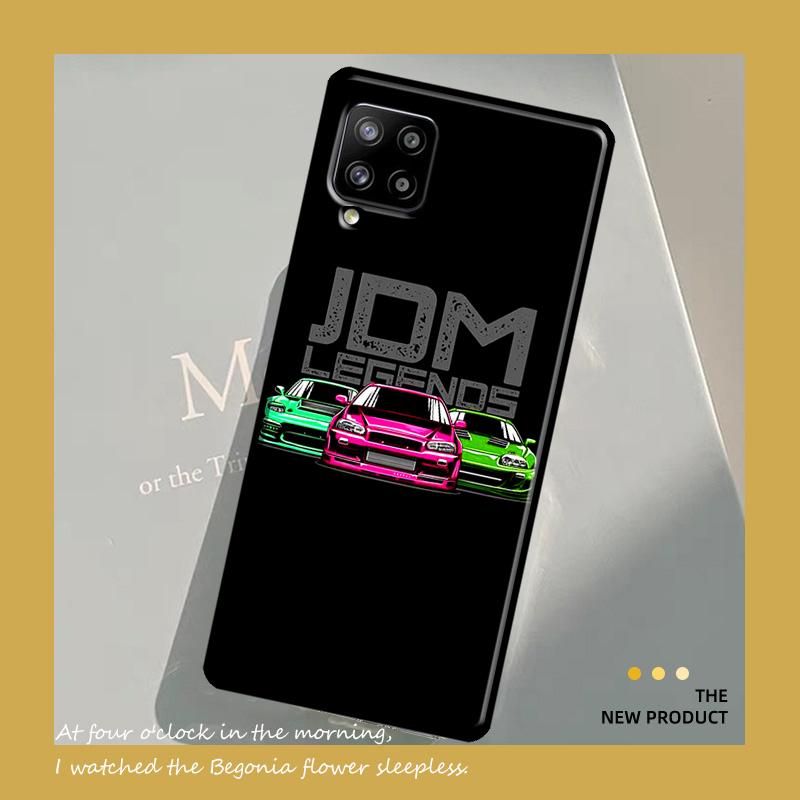 Sports Car JDM Drift For Samsung Galaxy A54 A34 A53 A73 A33 A23 A13 A51 A71 A12 A22 A32 A42 A52 A14 Phone Case