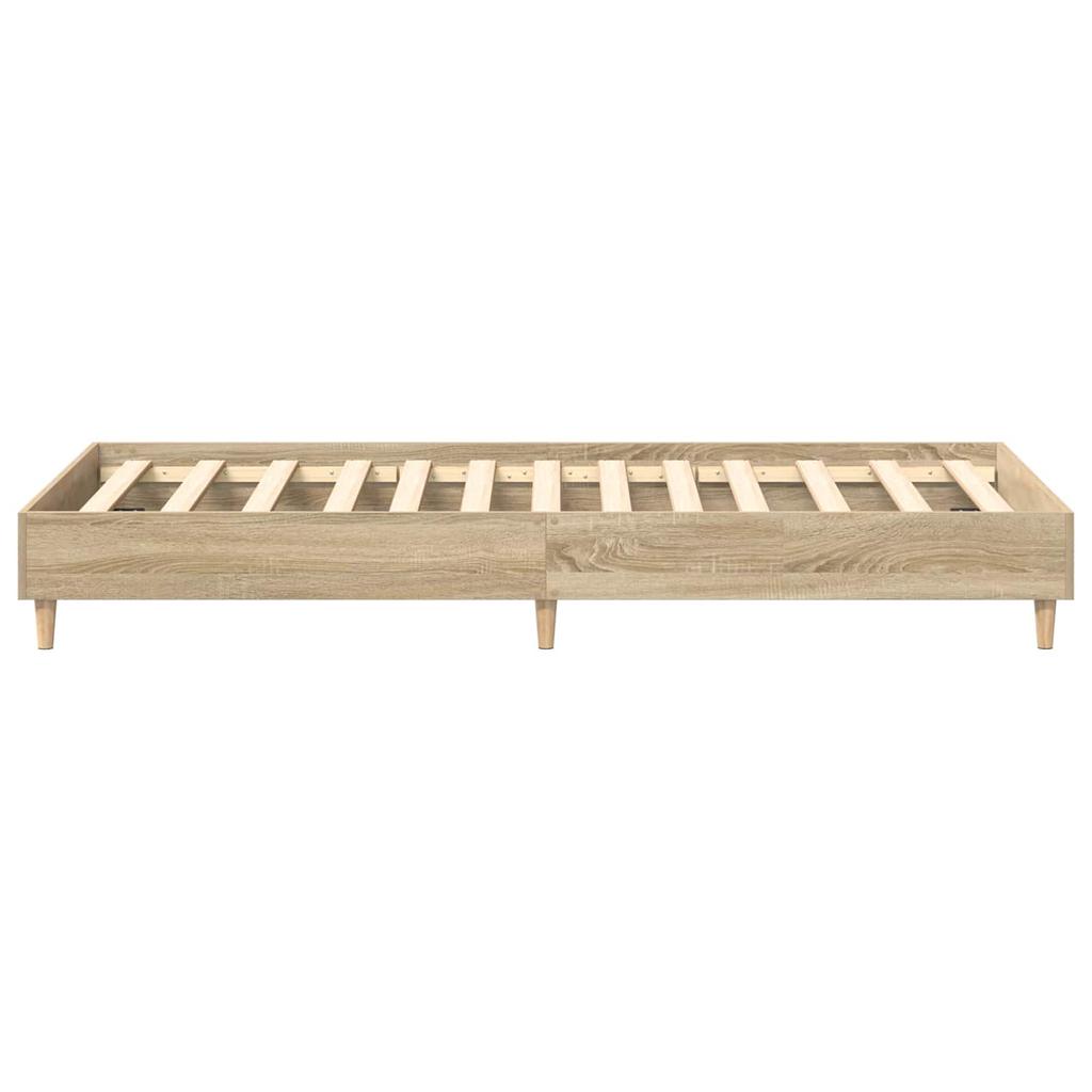 Bed Frame Sonoma Oak 80 x 200 cm Particleboard