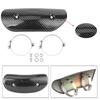 Carbon Fiber Style Exhaust Pipe Guard Stainless Steel Exhaust Pipe Protector  For Motorcycle