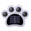 Waterproof Solar Cat Paw Ground Lights for Outdoor Garden, Courtyard, Stair Decoration, and Balcony Ambiance