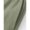 Men's Loose Jogging Pants, Woven Linen Solid Straight Leg Pants