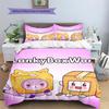 LankyBox  Pattern Bedding Quilt Set  Home Decoration  Gift (1 * duvet cover + 2 * pillowcase  without core)