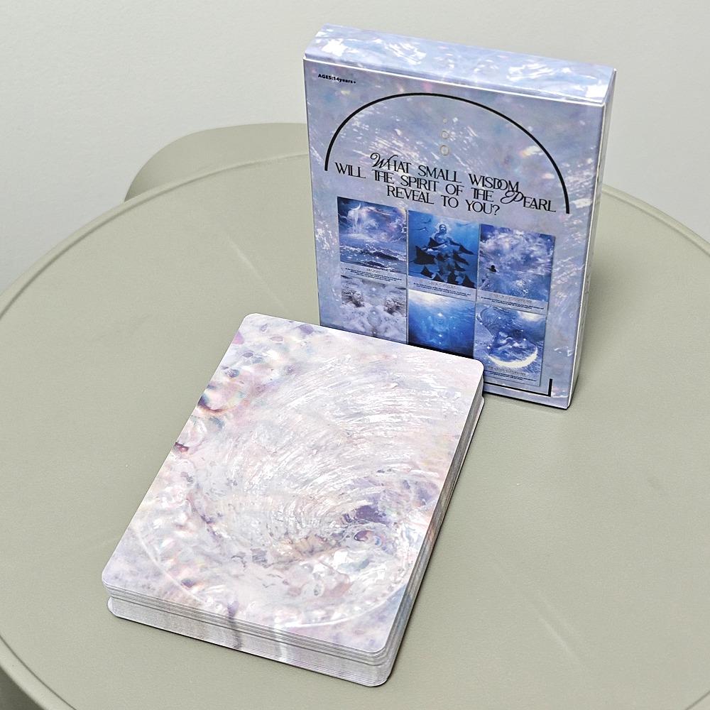 Pearls of Wisdom Oracle Deck 10,4 x 7,3 cm 44 Karten Tauchen Sie ein in die ätherischen Visuals und führen Sie zur Entdeckung tieferer Bedeutung