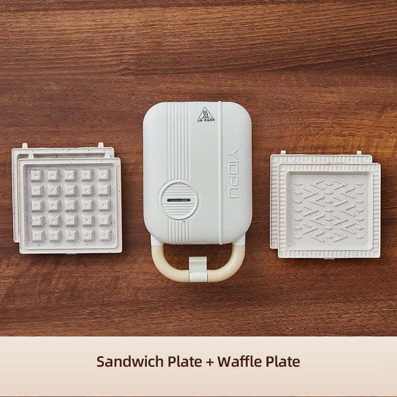 

Електрична сендвічниця Багатофункціональна вафельниця Тостер Пекарня Машина для сніданку Takoyaki Млинці Пончики Сендвічера 220 В EU