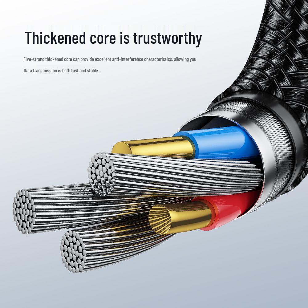 120W Super Flash Type-C Charging Cable for Apple, Huawei, Vivo, and Oppo Devices