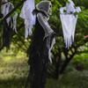 Halloween Hanging Skeleton Ghost Decor Outdoor Scary Prop Haunted House Escape Room Door Decoration