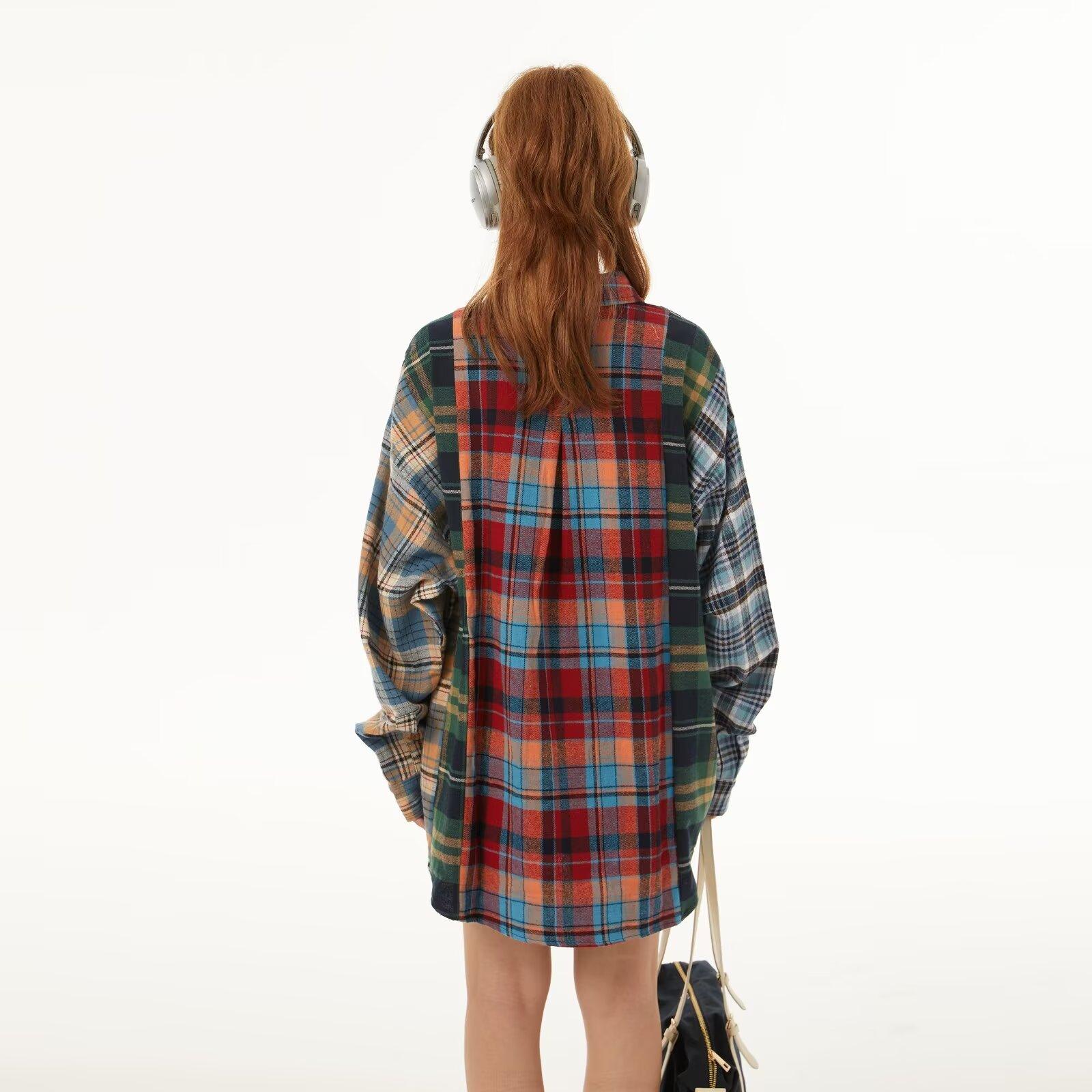 

Рубашка с длинным рукавом с буквенным принтом 2024 года в японском стиле в стиле Гонконга, свободная рубашка для мальчиков, летнее модное универсальное повседневное пальто 3XL красный