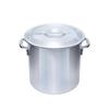 Thunder Group Aluminum 10L with Measuring Plate and Commercial ALZND024 Stockpot, Gas-Only, 24cm, Capacity, Lid, Use,