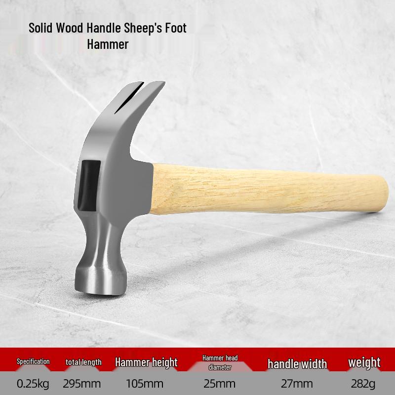 Młotek ciesielski wielofunkcyjny: Kompaktowe Stalowe Narzędzie do Obróbki Drewna i Użytku Domowego