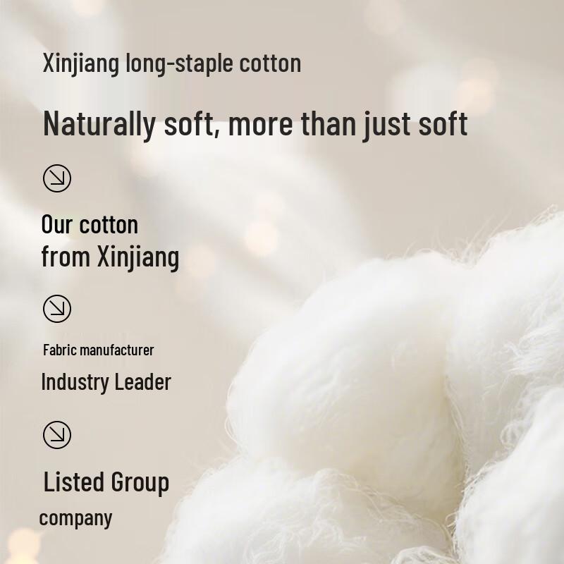 Joybuy Cloud Soft 10A Antibacterial Xinjiang Cotton Thermal Underwear Set