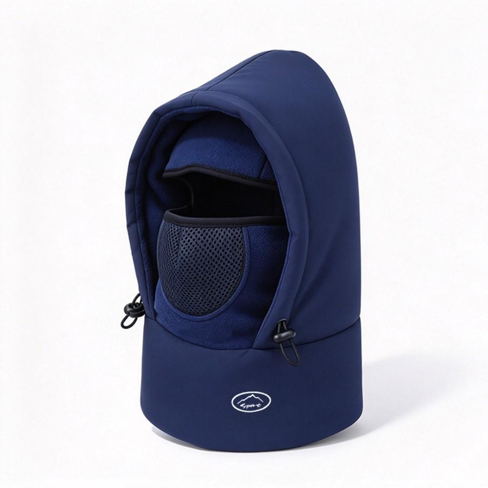 Windproof Warm Balaclava Hat Unisex Double Layer Thick Warm Hat Cozy Winter Trapper Hat  Men Women