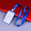 1PC Work Card Holders Men Women Business Bank Credit Card Holder Name ID Card Cover Fashion Metal Work Badge Case