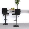 Day and Night - Day and Night Kitchen Stools 2 Units Black Fabric