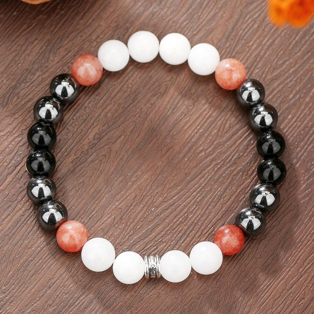 

JYL TS Bracelet Men s Black Beaded Design Fosters Grounding ZJ14539 кобі