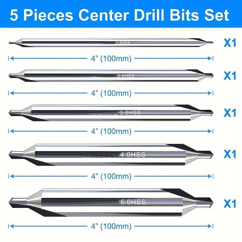 Bit Drill Center 5pcs7pcs Set 60 Degree Angle Center Drill Bit Kit Lathe Metal Working Butt Tool