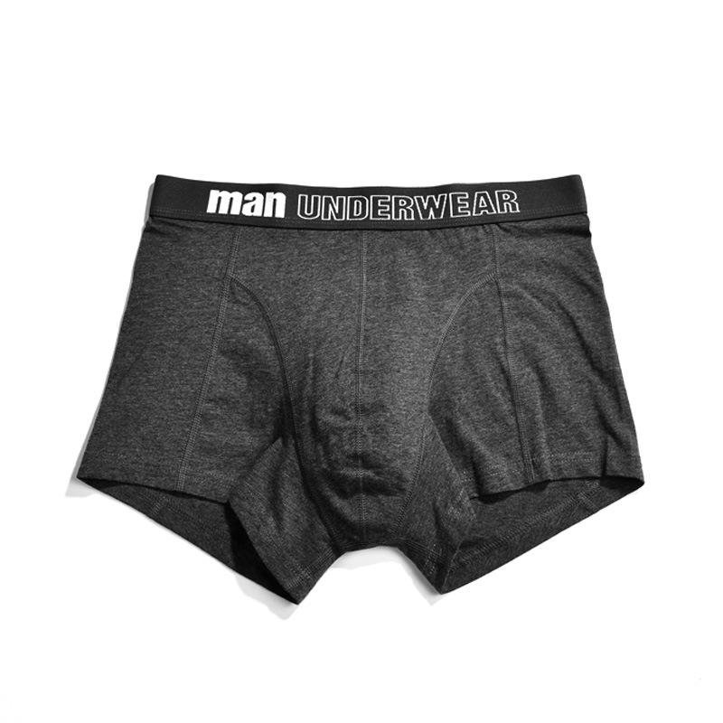 Men's Pure Cotton Mid-Waist Loose Boxer Briefs - Comfortable, Breathable, Plus Size Trunks (Long)
