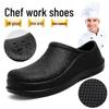 Men's Plus Size Waterproof Non-slip Chef Shoes - Slip-on Kitchen and Work Protection