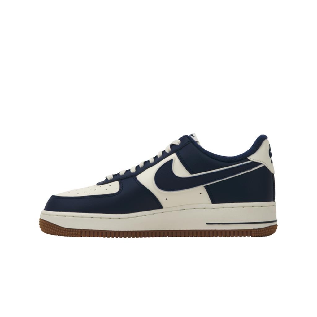 Nike Air Force 1 07 LV8 College Pack - Půlnoční námořnická pánské tenisky Modrá Plachetnice Středně hnědá DQ7659-101