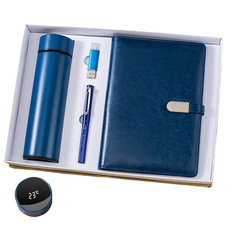 Business Gift Set with A5 Notebook, Pen, Cup & USB
