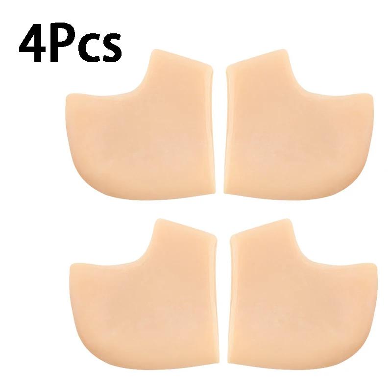 2pcs/4pcs Silicone Heel Protector Spurs Cracked Feet Plantar Fasciitis Gel Thick Heel Pad Pain Relief Foot Care Products