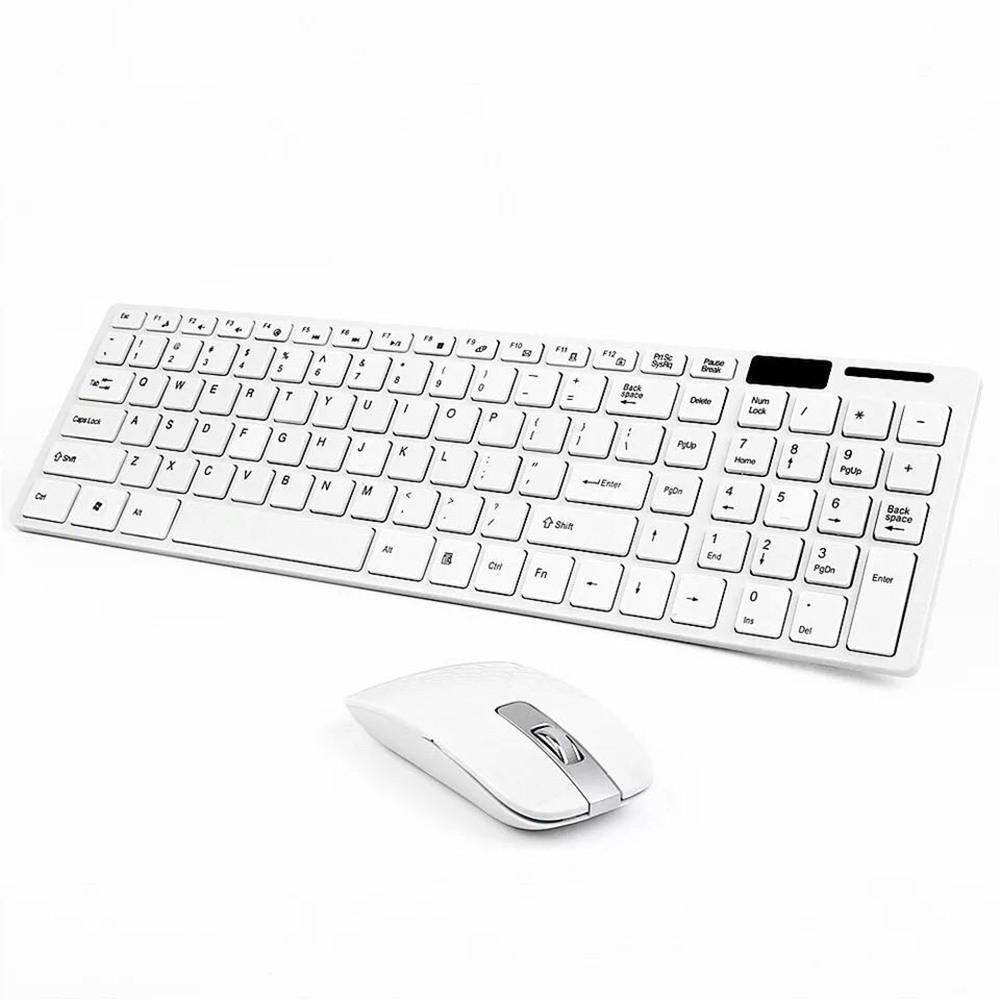 Wireless Silent Keyboard & Mouse Combo for Desktop & Laptop