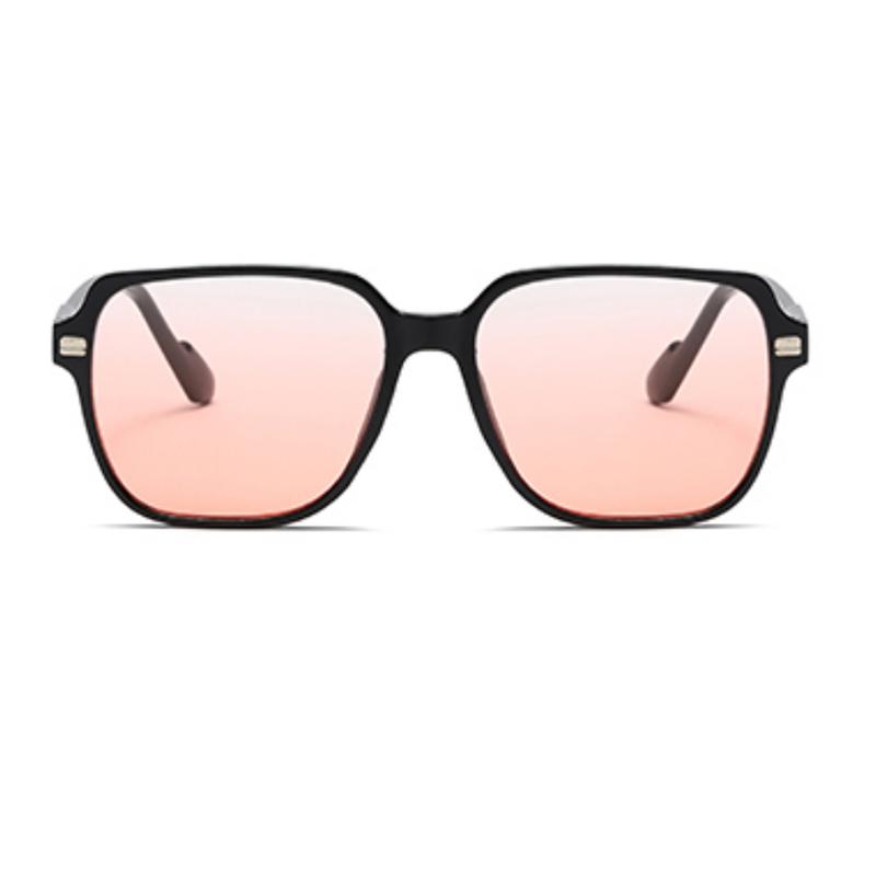 Women Men Square Sun Glasses Classic Style Polygon Sunglasses Female Black Classic Stylish Ladies Oculos De Sol Powder Blusher Eyeglass